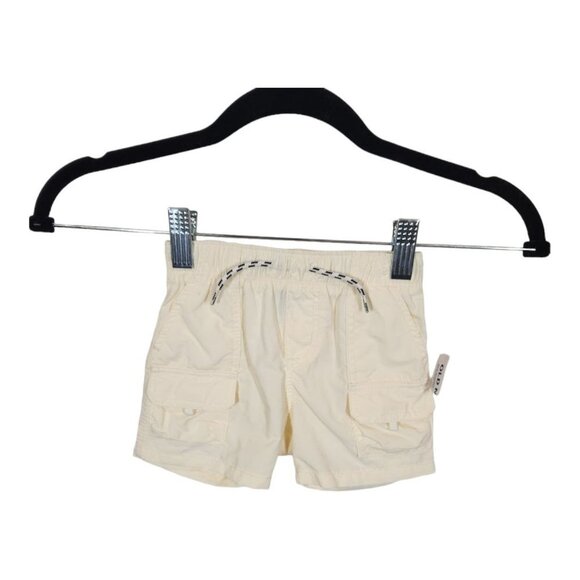 New Old Navy Functional-Drawstring Cargo Shorts for Baby in Cream Size 3-6 Month - Picture 1 of 6
